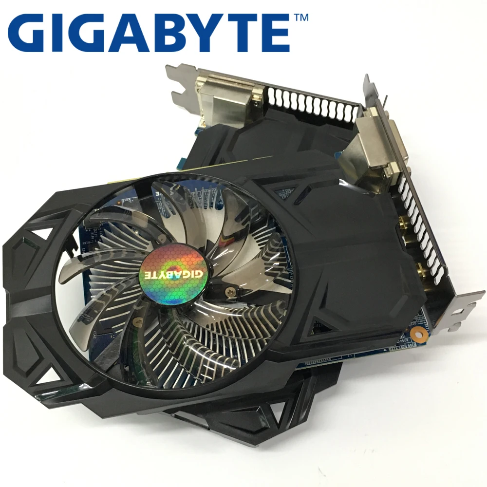Оригинальная графическая карта GIGABYTE 2 шт. GTX 750 Ti Гб бит GDDR5 видеокарты для nVIDIA Geforce