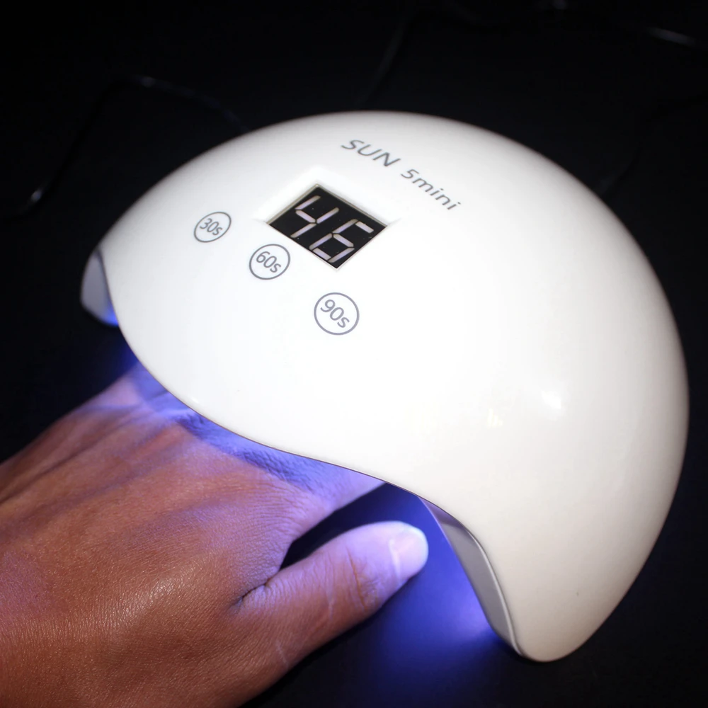 

24W UV Led Lamps for Nails Dryer Drying Gel Nail Polish with Dual Sun Lamp Gel Varnish Ultraviolet Lampe Light