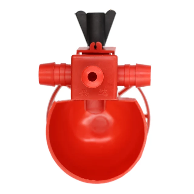 50 Sets Chicken Quail Waterer Poultry Drinker Cups 13.5mm Pipe