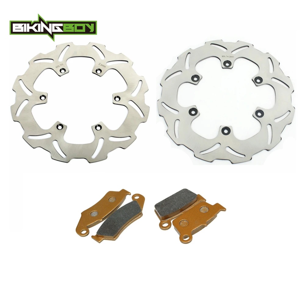 

BIKINGBOY WR250F WR450F 03-11 10 09 08 07 YZ250F YZ 125 250 03 04 05 06 YZF WR-F WRF Front Rear Brake Discs Rotors Disks Pads