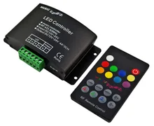 RF 18 Teclas Led Música Controlador de Tira del RGB Led RF de Audio controlador RF Controlador de Luz Led Controlador de la Música RGB Led de Sonido DC12-24