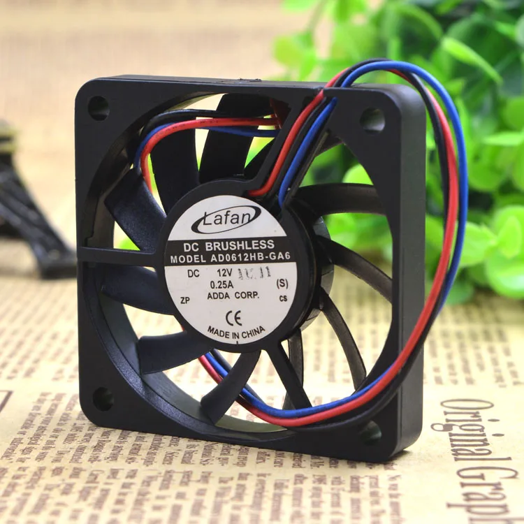 Бесплатная доставка. DC12V 0.25 ad0612hb-6010 GA6 6 см вентилятор