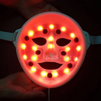 

photon led facial mask device viberation + led light therapy anti-aging wrinkle remover acne treatment face skin care masks
