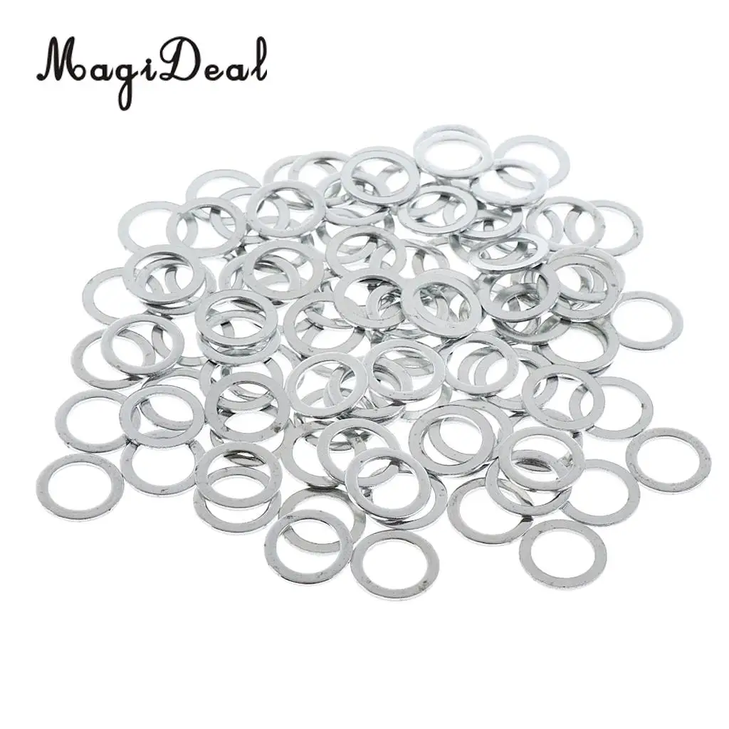 MagiDeal 100pcs Outdoor Skateboard Truck Axle Speed Washers Longboard Hardware Accessories for Longboard Skateboard Cruiser