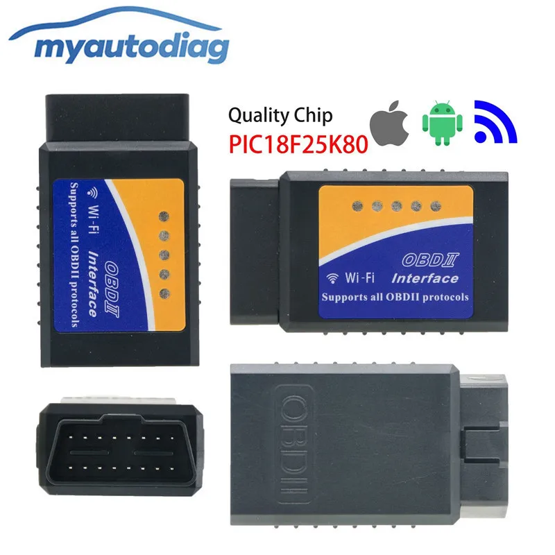 Супер Мини ELM327 Wi Fi Bluetooth V1.5 OBD2 OBDII код читателя ELM 327 диагностики авто сканер
