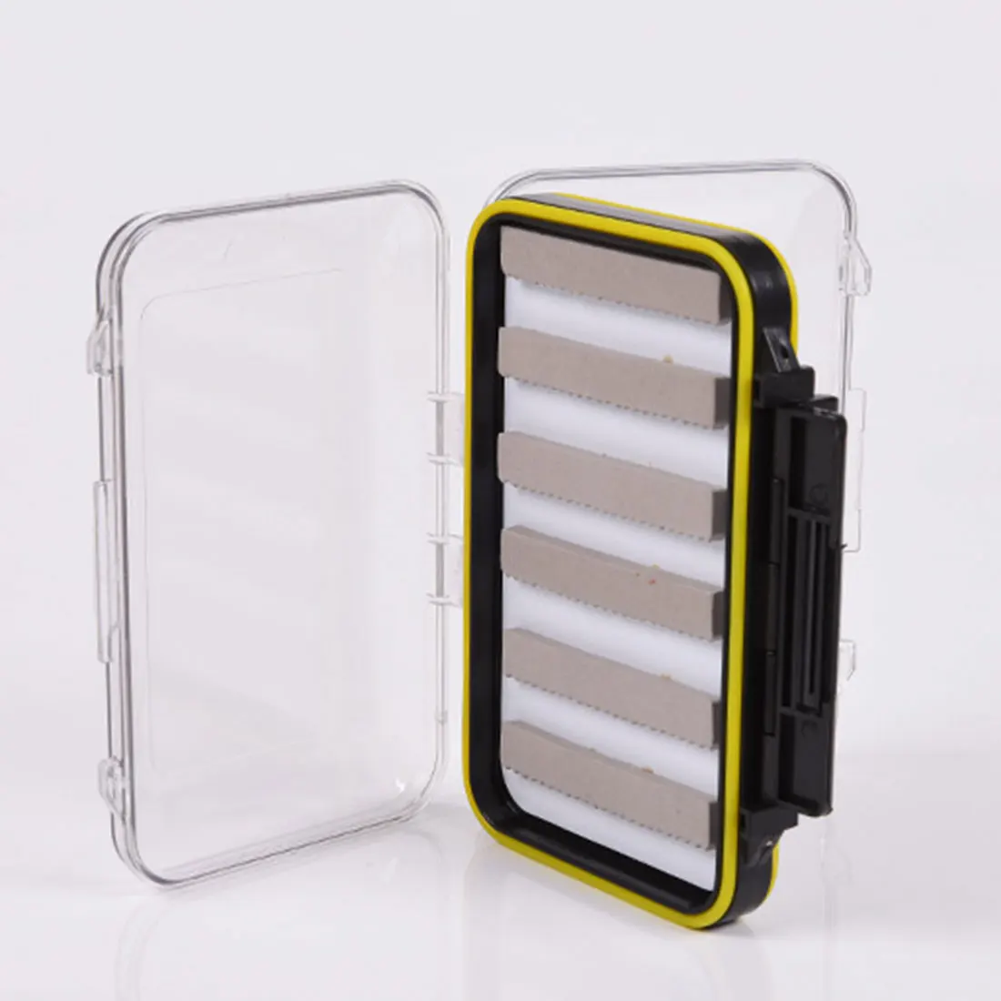

Double-sided Transparent Waterproof Fly Fishing Box Fishing Lure Hook Bait Fishing Tackle Storage Box Pesca Accssories