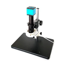 Полный комплект HD 1080 P 16MP HDMI USB пайка видео микроскоп камера 180X 300X C-Mount объектив видео электронная печатная плата ремонт телефона