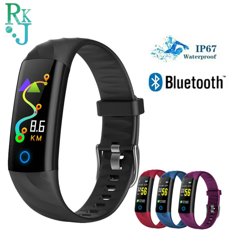 

S5 Smart Band Heart Rate Fitness Bracelet IP68 Waterproof Blood pressure oxygen Monitor Color Screen Activity Tracker