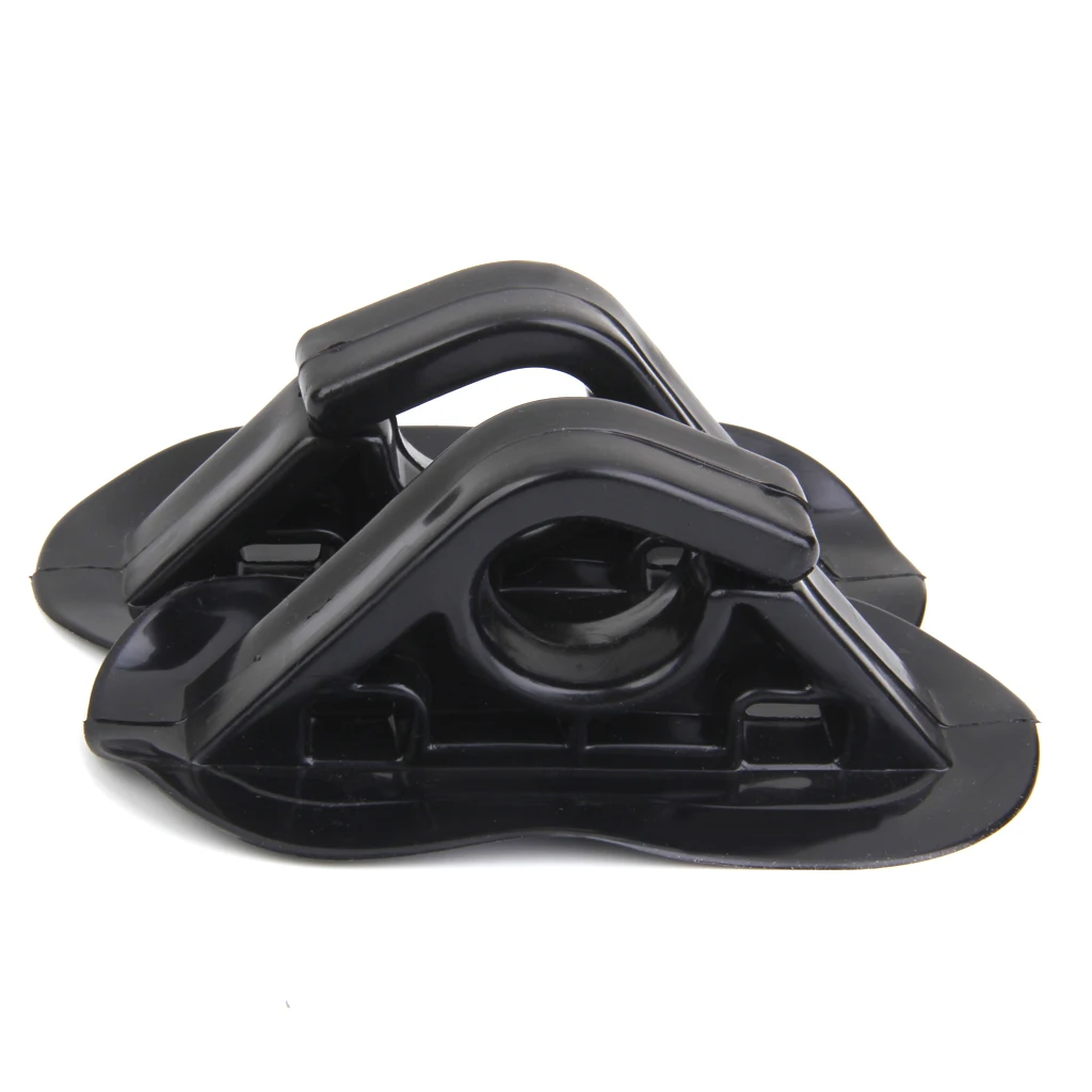 2Pcs PVC Oar Paddle Holder Hook Buckles For Boat Kayak Dinghy Accessories Black 2Pcs PVC Oar Paddle Holder Hook Buckles For Boat Kayak Dinghy Accessories Black