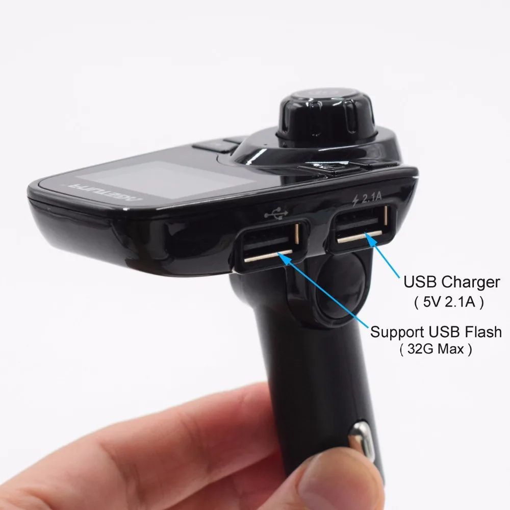 AGETUNR T11 Bluetooth автомобильный комплект громкой связи MP3 плеер fm передатчик 2 USB