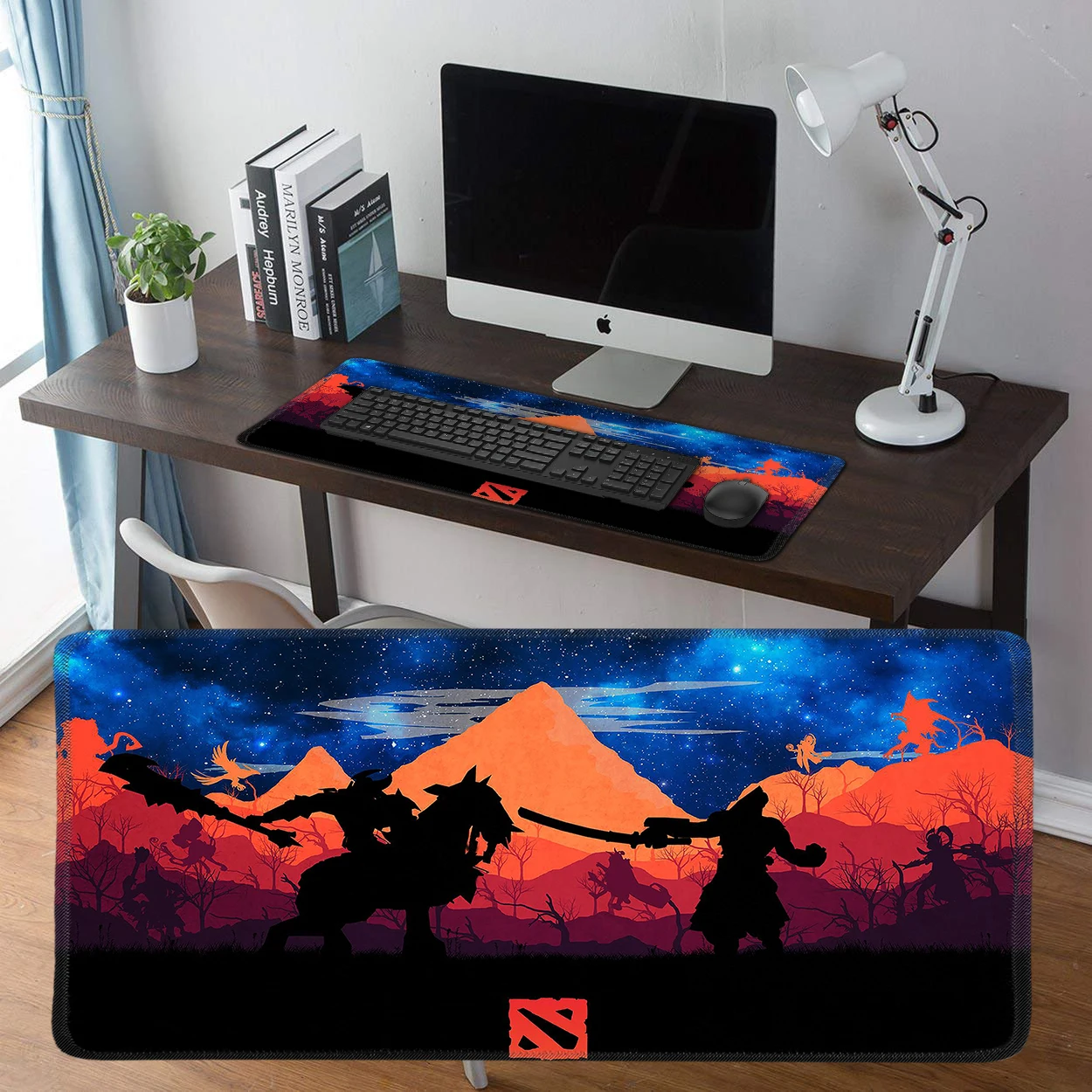  YIMAOC 40*90 cm Large Mouse Pad Gamer Mousepad Rubber Gaming Desk Mat with Locking Edge Dota