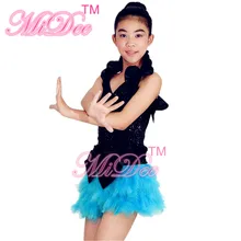 Jazz Dance Clothing Sequin Leotard Ruffle Dance Costumes Hip Hop Dance Costumes Ballroom Dress