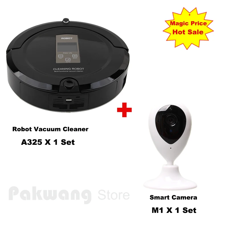 

PAKWANG A325 Robot Vacuum Cleaner for Home Fullgo 2-ways Space Isolator Wireless Self Charge ROBOT ASPIRADOR