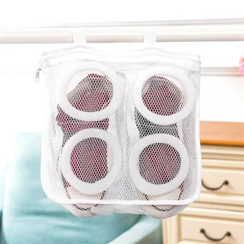 

1PC Polyester Machine Wash Protection Wash shoes bag Drying bag underwear Fixed clothing Laundry Care bags Net bag 28x24.5x8cm