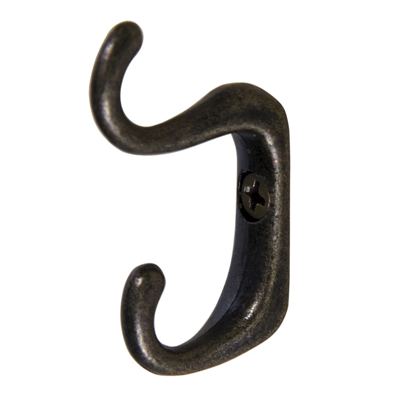 Storage Hook Zinc Alloy Material Necklace Jewelry Mini Dual Hook Holder