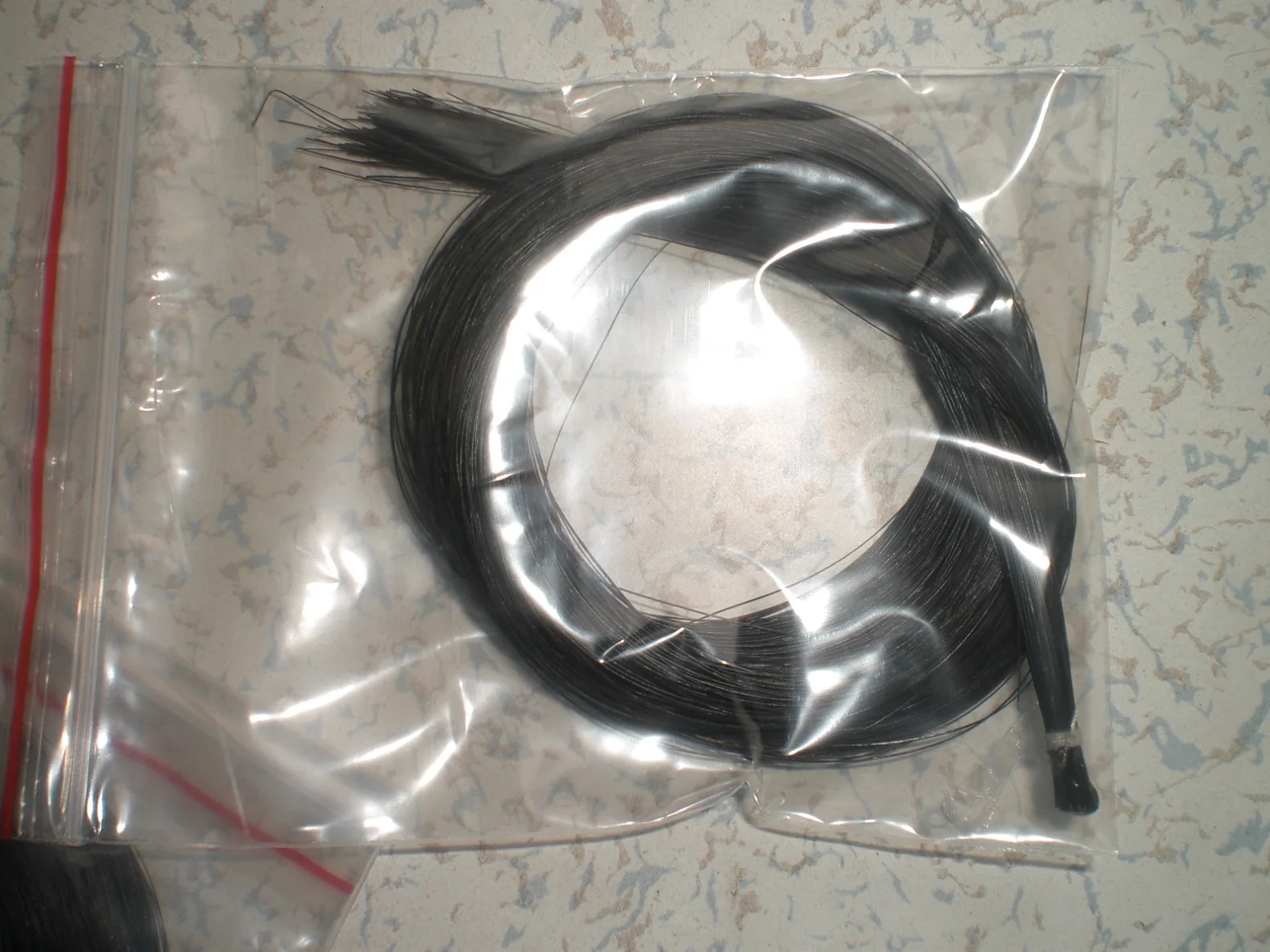 1 Beam quality Violin bow hair 6 grams black horse hair or white bow