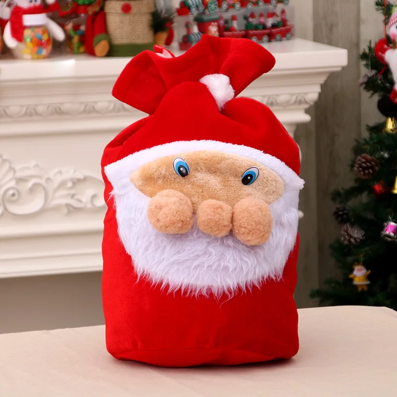 50 см X 37 Рождественский подарок сумка Санта Клаус мешок Regalos De Navidad Envio