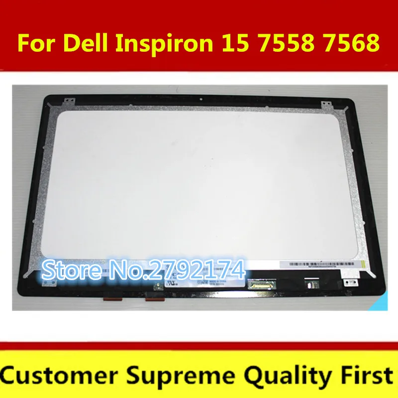 

15.6" For Dell Inspiron 15 7558 7568 7000 NV156FHM-A11 Laptop LCD Touch Screen Glass Digitizer Display Panel Assembly 1920*1080