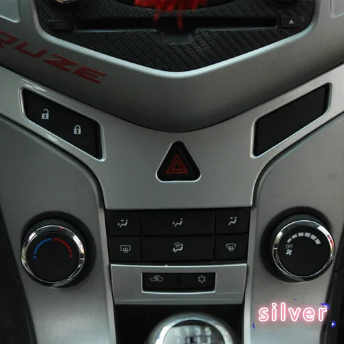 FUNDUOO для chevrolet cruze 2009 2014 синий/серебристый ABS внутренняя часть автомобиля передняя