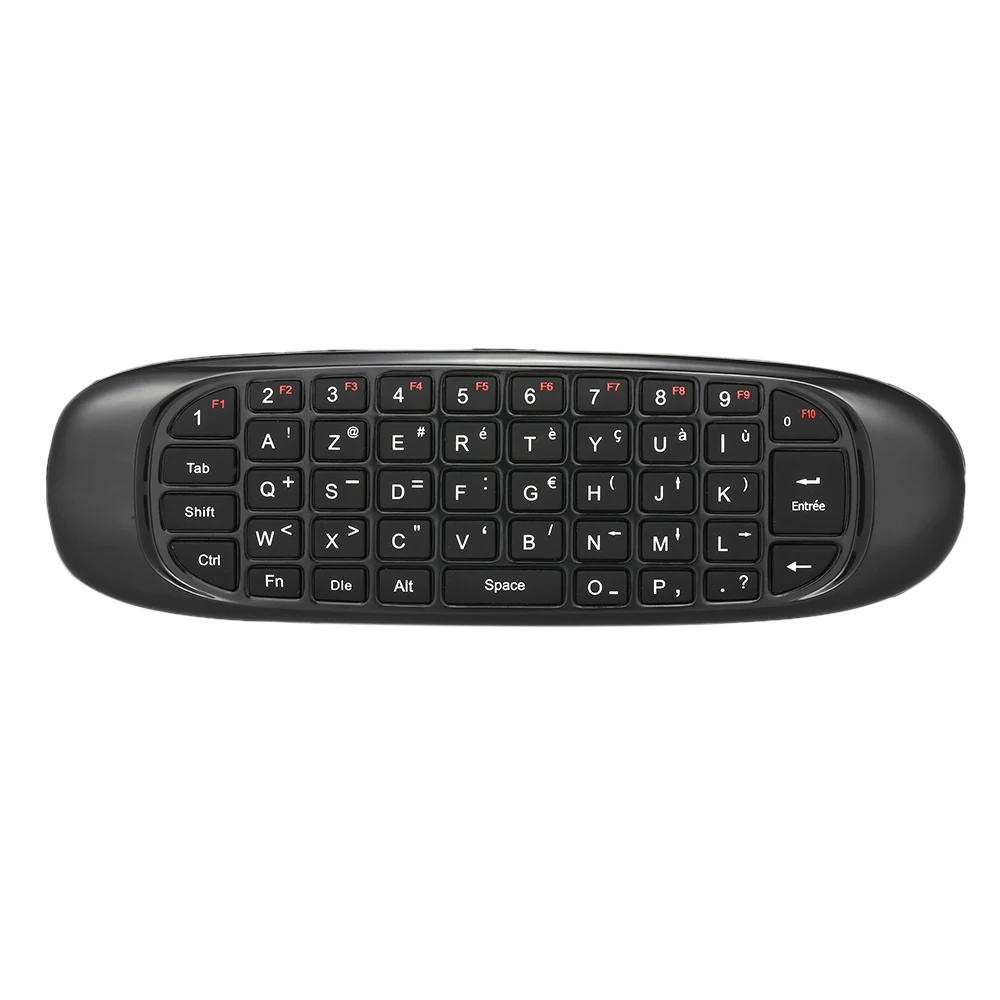 

Russian Spanish English Deutsch Version Air Mouse 2.4G Wireless Keyboard Remote Control 6-Axis Motion Sensing for Smart TV