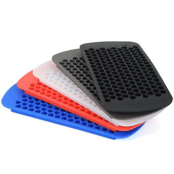 

150 Holes Heart Shape Silicone Ice Cream Mold Mini Ice Cube Form for Ice Molds Tray Mold 23.8x12x1cm Bar Kitchen Accessories