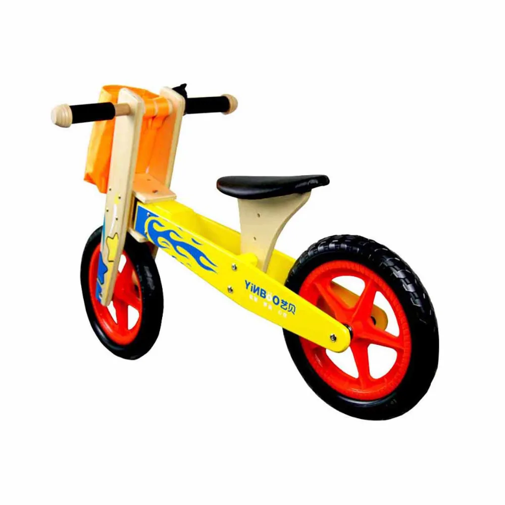 Мини деревянная езда на балансе велосипед без педали Push велосипед Прогулочные кроссовки открытый игрушка для детей