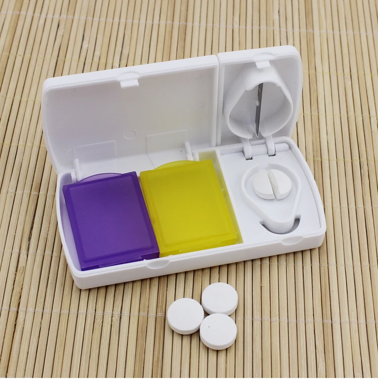 Portable Rectangular Cut Medicine Cutting Knife Pill Segmentation Break