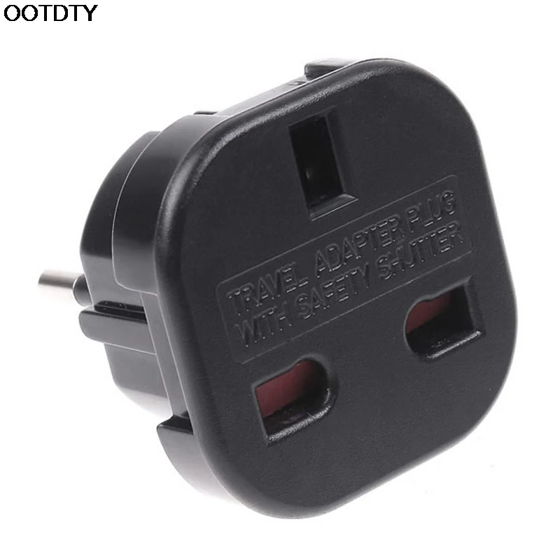 Travel UK to Europe European Plug AC Power Charger Adapter Converters
