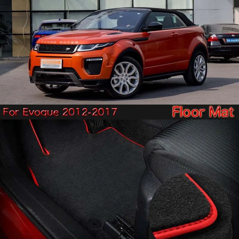 6 Colors Car Floor Mats for Range Rover Evoque 4 doors 2012-2017 Car Carpest