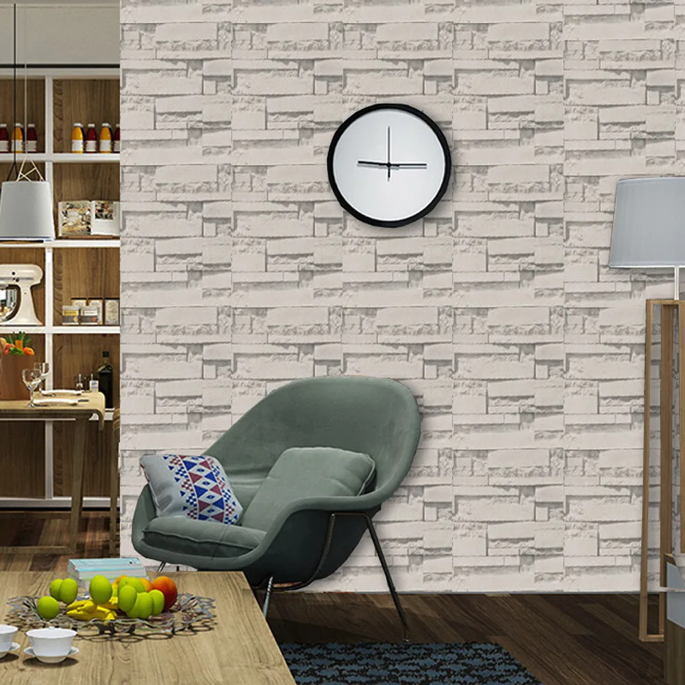 2018 DIY каменный цветок деревенский 3D наклейки на стену Наклейка домашний декор