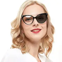 MINCL/модные женские очки для чтения "кошачий глаз" брендовые дизайнерские солнечные фотохромные женские очки для чтения uv400 с коробкой FML