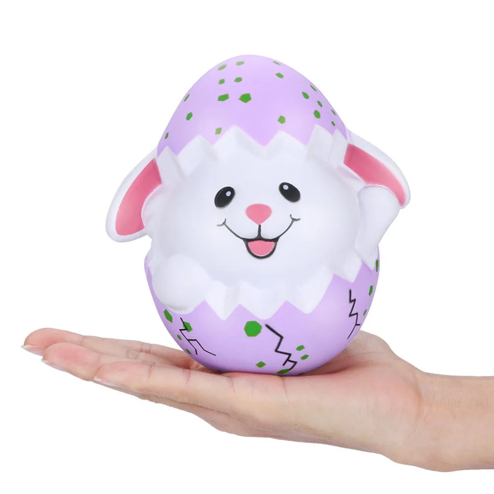 Squishy Пасхальный кролик яйца медленно нарастающее при сжатии Kawaii детская игрушка стресс рельефный Декор мягкие игрушки для детей