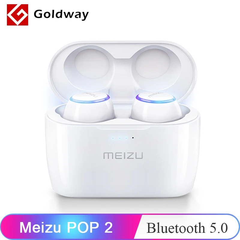 Глобальная версия Meizu POP 2, Bluetooth 5,0, наушники TW50S, беспроводные наушники IP5X, спортивные наушники-вкладыши, гарнитура для 16 лет - Цвет: POP 2 TW50S