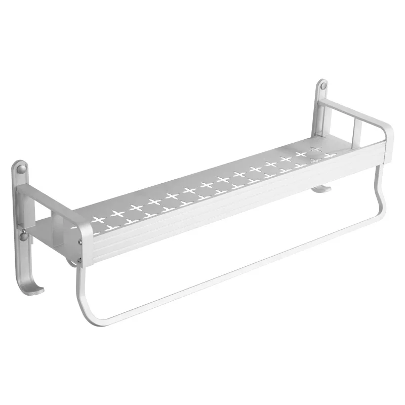 

Perforated kitchen racks wall-mounted wall seasoning nail-free storage racks supplies racks and racks Lu5154