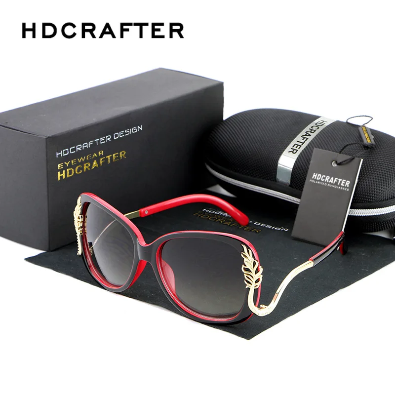 

HDCRAFTER Fashion Oversized Vintage Sunglasses Women Large Frame Sunglass Big Sun Glasses Womens Vintage Eyewear Brand Designer