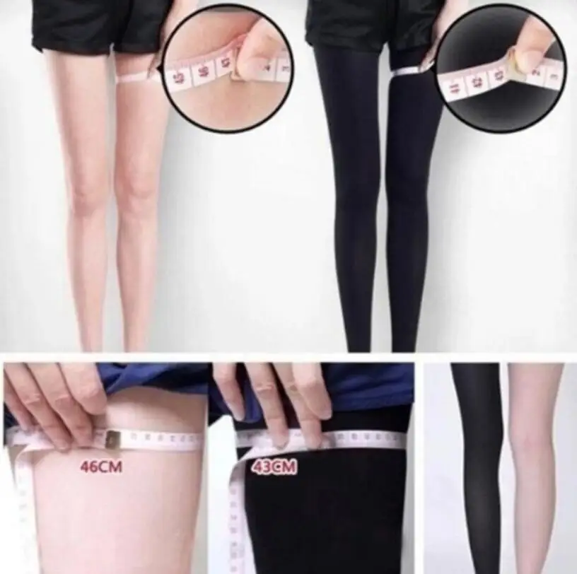 1 Pair Women Slim Tights Compression Stockings Foot Care Tool Pantyhose Varicose Veins Fat Calorie Burn Leg Shaping Stocking