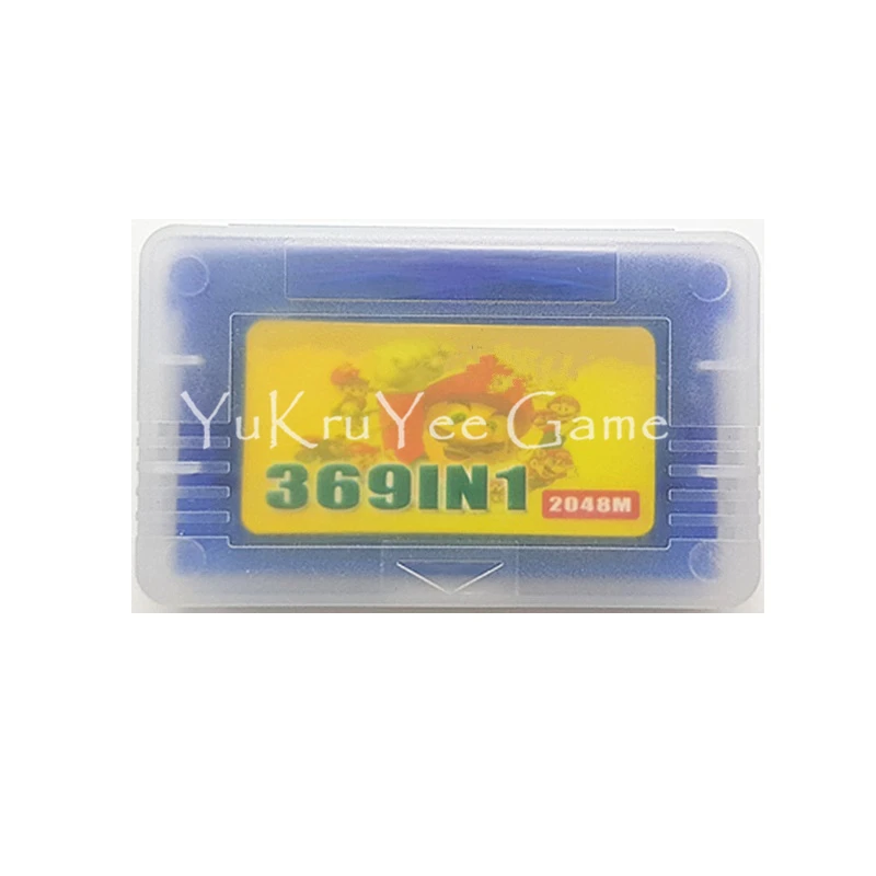 

369 Games in 1 Card Video Game Compilations Cartridge Console Card for 32 Bit Handheld Console English Version