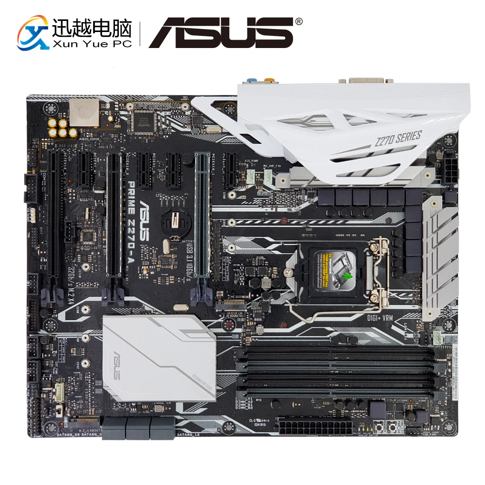 

Asus PRIME Z270-A Desktop Motherboard Z270 Socket LGA 1151 i7 i5 i3 DDR4 64G M.2 SATA3 USB3.1 DVI HDMI DP ATX