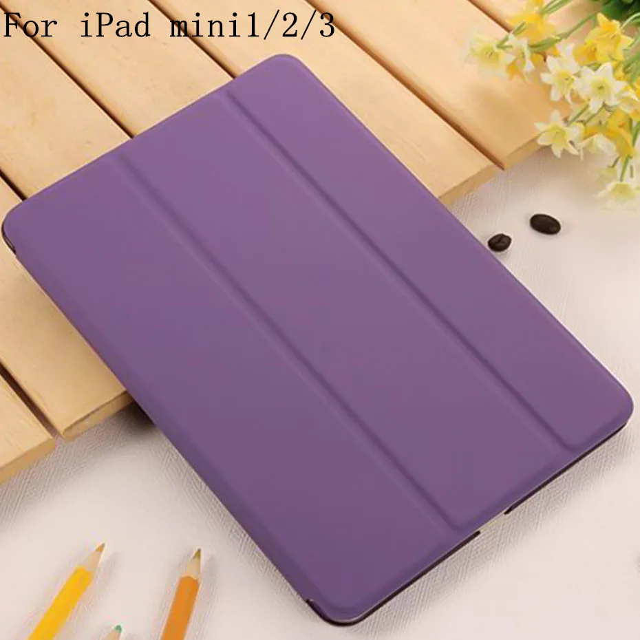 

YWEWBJH Case for iPad mini 1 2 3 PU Leather Smart Auto Sleep Wake Case Ultra Slim Tablet Case for iPad mini 1/2/3