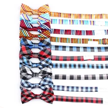 Шотландский Полосатый плед полиэстер для мужчин и женщин галстук-бабочка в стиле кэжуал бабочка галстук для мужчин s вечерние свадебные