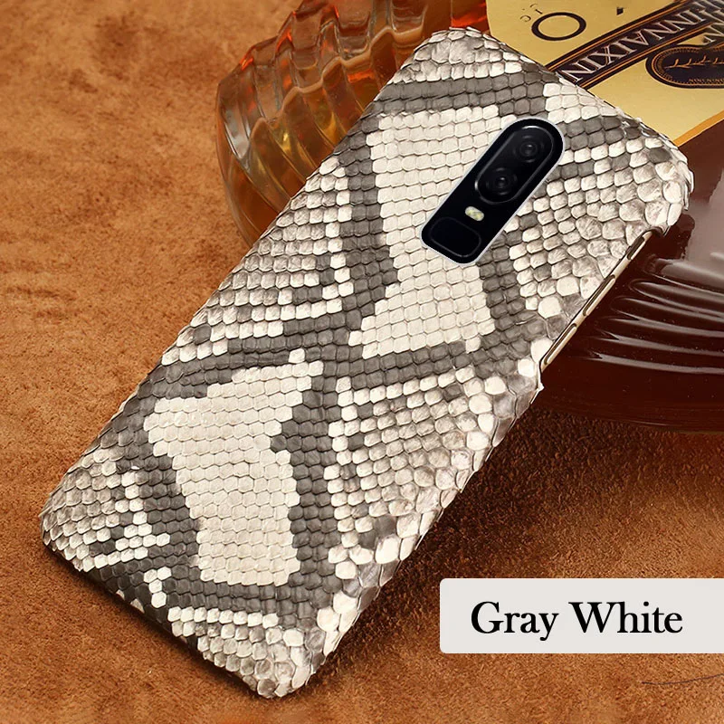 Natural python skin For iPhone X phone case For apple series  (21)