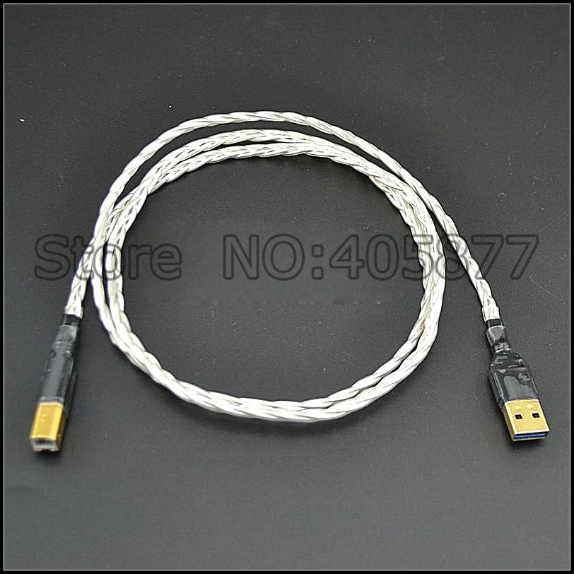 HiEnd audio Audiophile USB DAC Cable A to B USB Audio Cable1 Meter USB