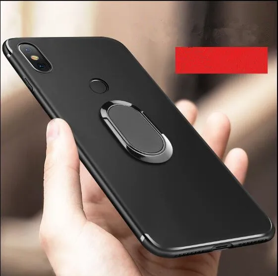 

For Xiaomi Redmi Note 6 7 Pro TPU Case With finger ring Magnetism Holder Phone Back Cover Redmi 4A 4X 5 5A 6 6A Go 7 Coque