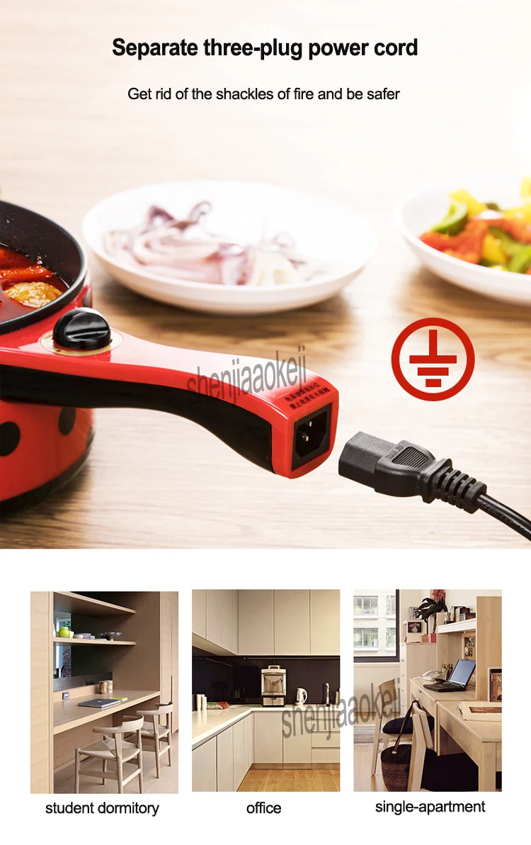 Бытовая антипригарная сковорода для студентов, мини-Сковорода ...