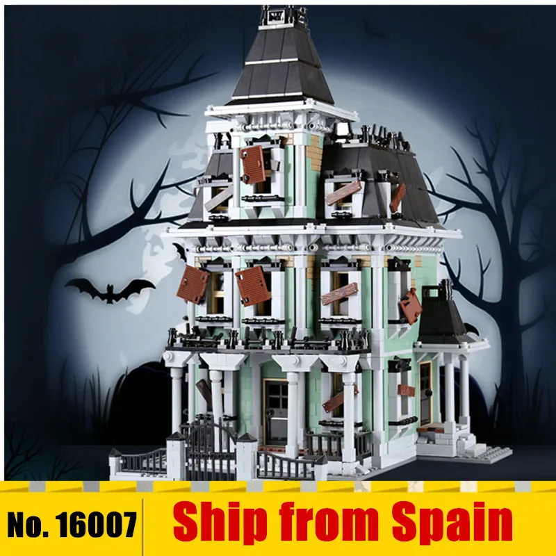 

16007 Monster fighter movie The Legoings 10228 Kid Toys haunted house Model set Building Bricks Blocks Kits christmas Gift