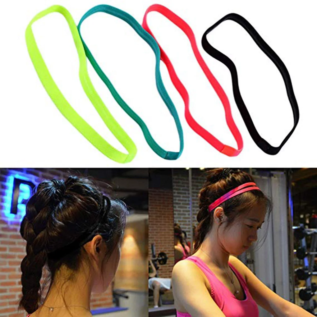 

Candy Color Elastic Hairband Headband Head Rope Stretchy Headwear Men Women All Match Wrap