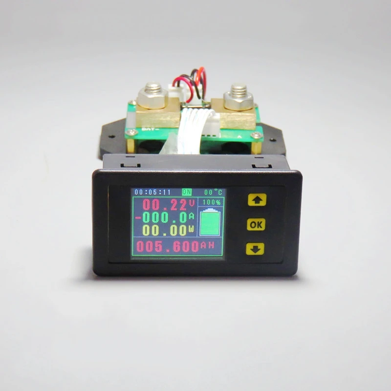 Digital DC 120v 100A 500A LCD Combo Meter Voltmeter Ammeter KWh Watt 12v 24v 48v 96V Battery Capacity Power monitoring | Инструменты