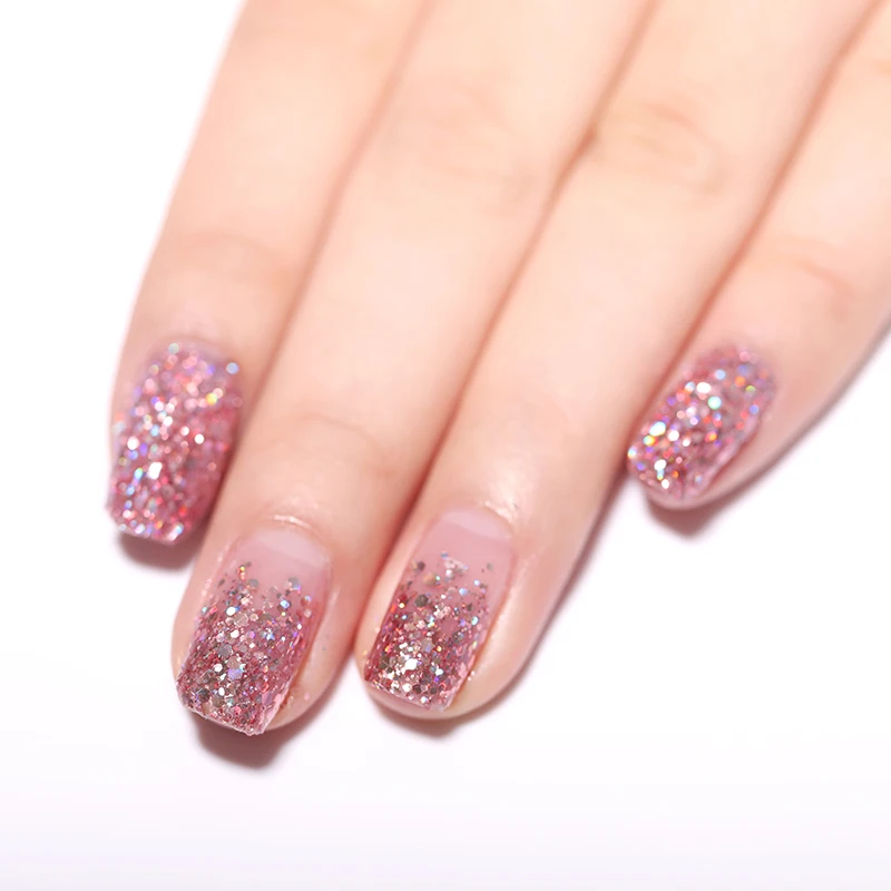 BORN PRETTY 2 IN 1 Dipping Nail Powder Holographic Extension Polymer Acrylic 10ml Dip Nail Glitter