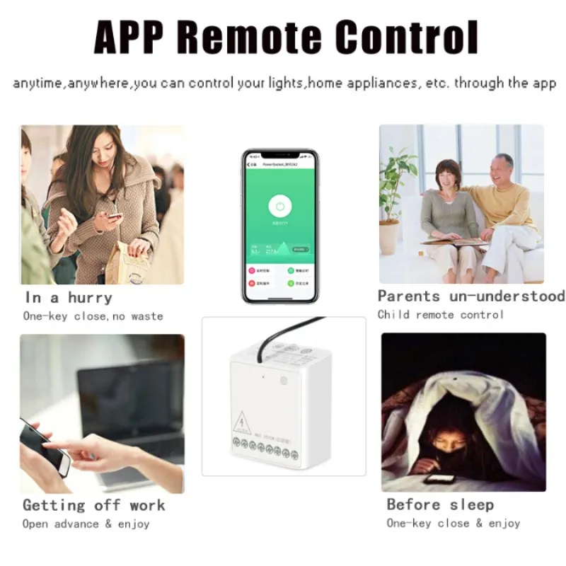 Aqara Two-way Module Smart Setting Timer APP Control One Control Multiple Device For Mijia APP & Home Kit Control Module