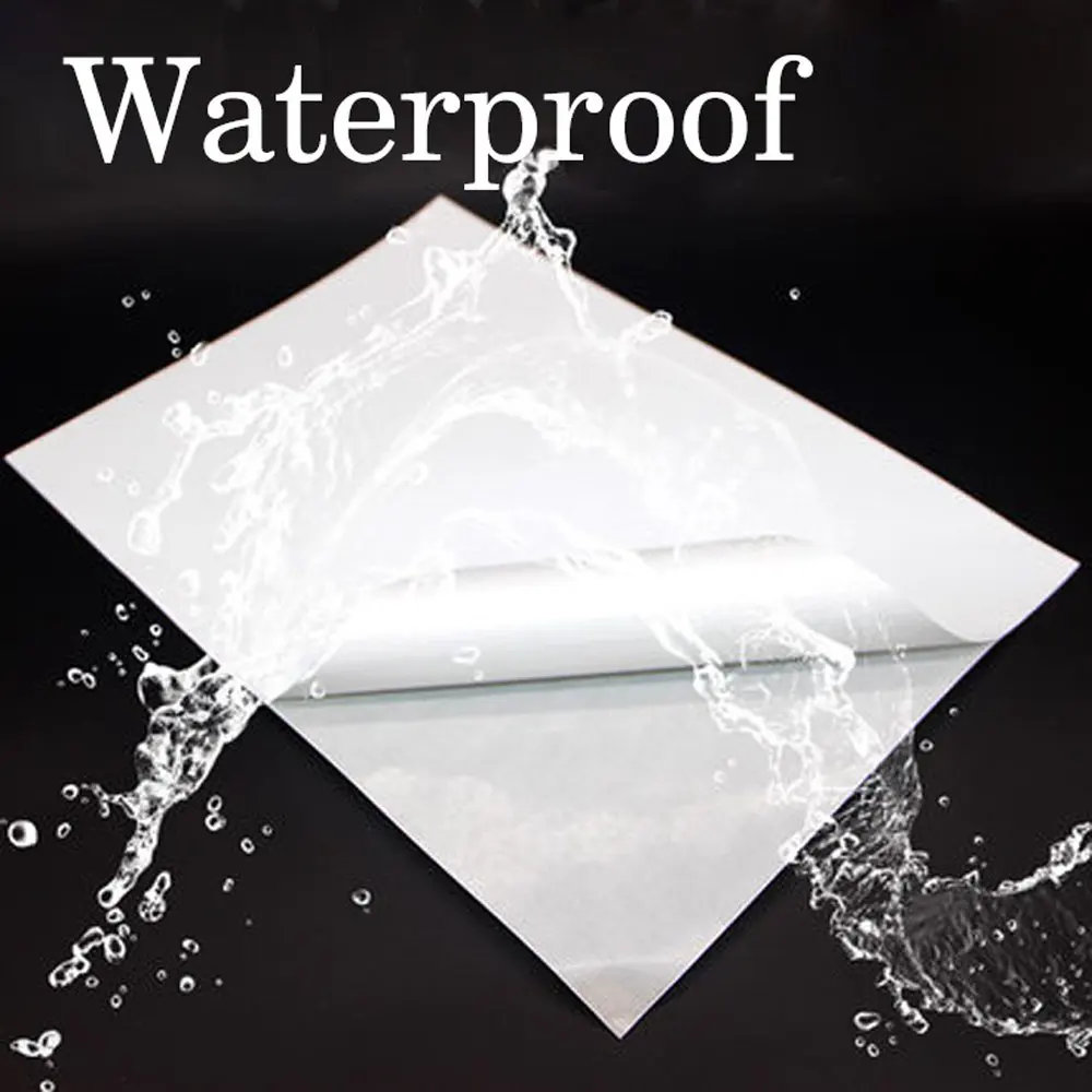 10 листов качества водонепроницаемый A4 белый материал самоклеющиеся липкие назад Бумага для печати этикеток лист струйный лазерный для печати